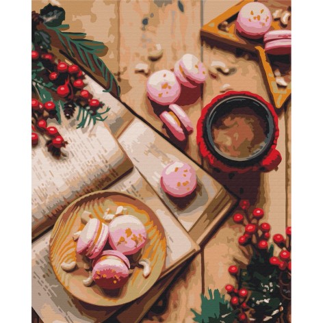 Картина за номерами: Десерт на Різдво