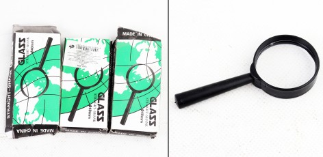 УЦЕНКА 30% Лупа d-40мм, пластик.линза, пластик.оправа 10 шт в уп//