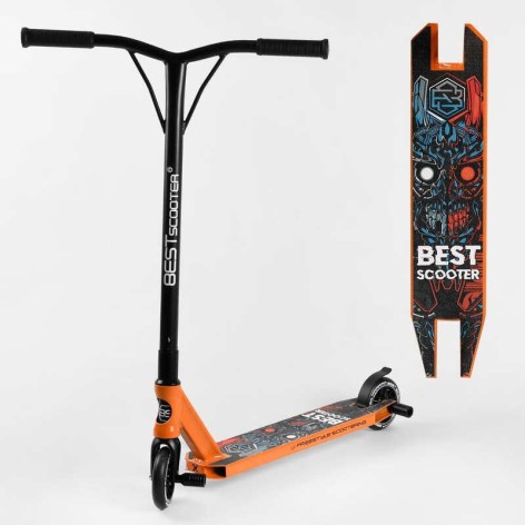 Самокат трюковый "Best Scooter" (HIC-система, пеги, алюминиевый диск и дека, колеса PU d-110мм, ширина руля - 52 см, высота - 83 см)