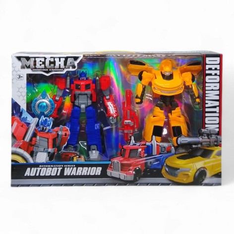 Трансформери "Оптімус Прайм і Бамблбі" висота 30 – 32 см на шарнірах