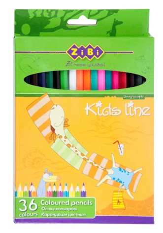 Кольорові олівці, 36 кольорів, Standard