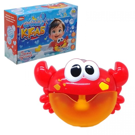 Пенообразователь для ванны "Булькокраб" на батарейках.