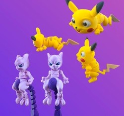 3D іграшка Покемон 14см рухливий