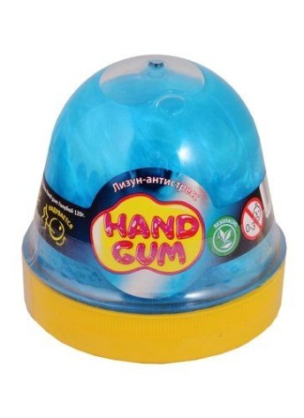 Лізун-антистрес "Hand gum" 120 г блакитний