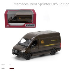 Модель автобус MERCEDES-BENZ 5'' KT5430W Sprinter UPS металл.инерц.откр.кор./96/