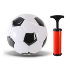 Мяч футбольный PVC №2 с насосом (классический)