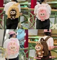 Рюкзак ГЕРОЙ, размер - 26х8х35 см, 1 отделение, на молнии, мягкая кожа, текстильная петля, регулируемые лямки, синтепон, движущиеся элементы, микс видов, в п-е 