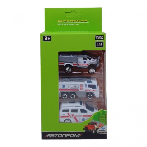 Набір металевих машин 