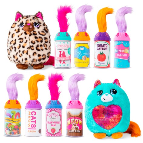 Мягкая игрушка MISFITTENS W2 - КОТИК В БАНЦЕ (в ассорт.)