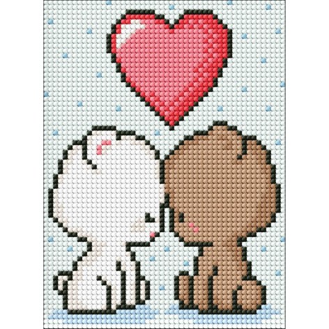 Алмазная мозаика без подрамника 