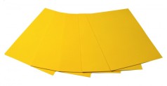 Кольорова ЕВА піна(Фоаміран)А4,EVA-031,21х29,7см,2,00 мм, 5 аркуш.жовтий
