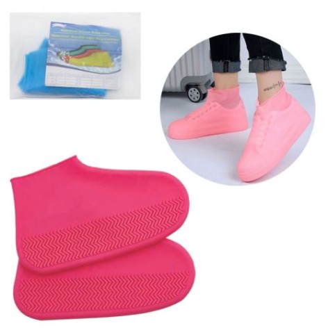 Чохли-бахили силіконові, М (35-41), рожевий