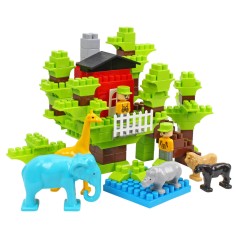 Конструктор детский блоковый 