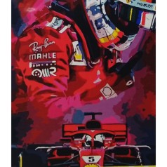 Картина по номерам 0408 ОРТ Победитель гонки 40*50
