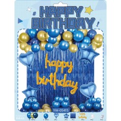 Набір повітряних куль 58шт для створення фотозони - арки YW-05415 зі шторкою "Водоспад"