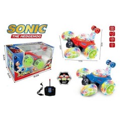 Р/К машина 2 кольори, перевертиш, мелодія, підсвічування, вбудований акумулятор, в кор. 