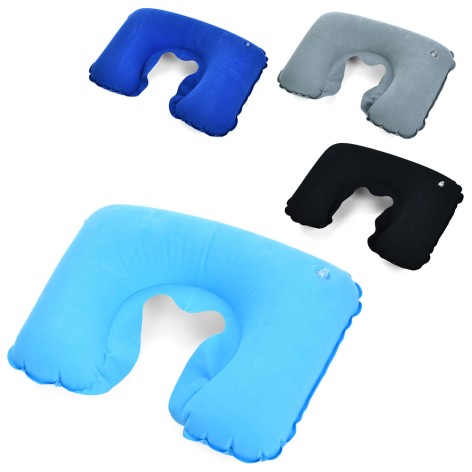 Подушка-подголовник надувная микс цветов 41х26 см (FG250327136A)