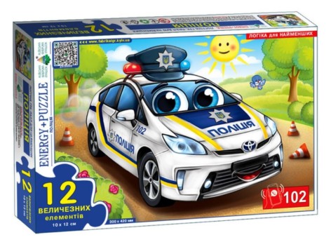Гра-пазл 12 Поліція ТМ Энегрия+