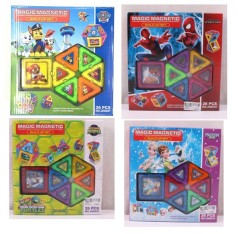 Конструктор магніт. 4 віда микс, 26дет, кор. 26*21*5см 
