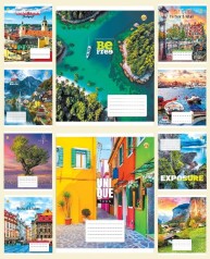 Тетрадь 24 л.линия Твердая ТЕ32306 Микс 6, 20 шт. в уп. /320/, 10к.