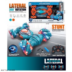 Радіокерований перевертиш 2 кольори, акум., пульт, світ., кор. 40*23*9см 