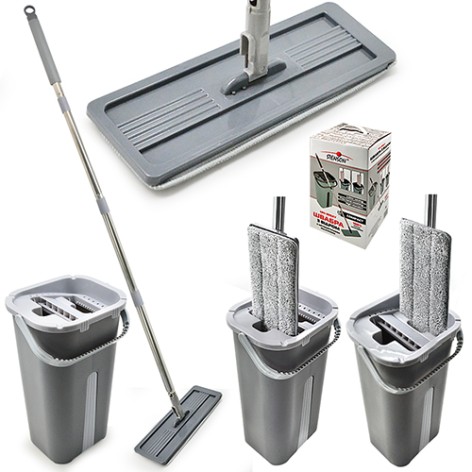 Швабра с ведром 15*13*34м с автоматическим отжимом 1.25см MH-3554Y (12шт)