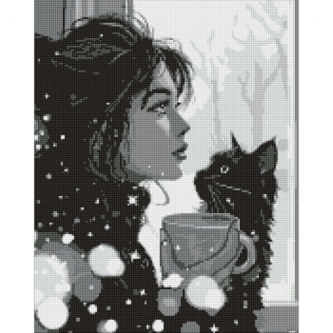 Алмазная мозаика "Утренняя тишина" 40х50 см