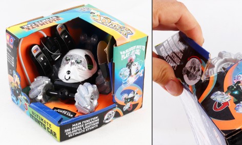 УЦЕНКО 30% Р.У машина 2 цвета, свет, на батар., в кор. 19*15*18см 