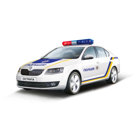 Машинка автомодель - SKODA OCTAVIA ПОЛІЦІЯ