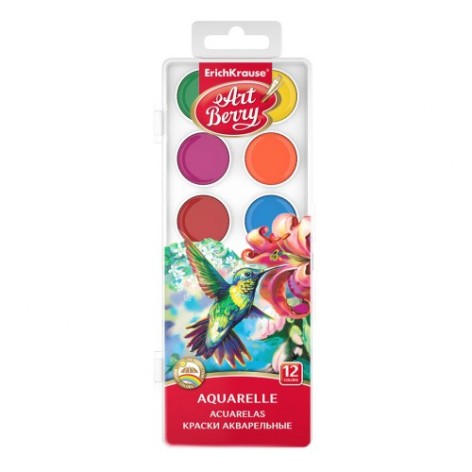 Краски акварельные Art Berry, 12 цветов, EK 41724