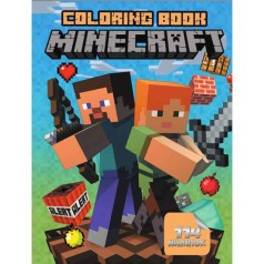 Раскраска с заданиями 114 наклеек А4: MineCraft(у)