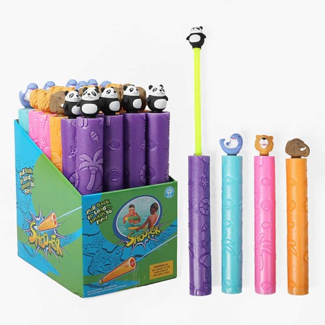 Водний насос, довжина 38 см, механічний принцип роботи, м'яка поролонова поверхня, фігурка тваринки/6/144/24шт в кор.