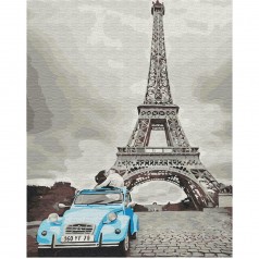 Картина по номерам: Париж в стиле ретро