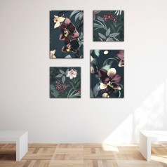 Комплект картин по номерам Таинственные орхидеи (ITR-056)