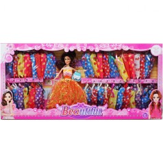 Кукла с гардеробом 