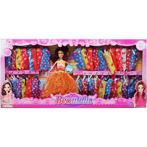 Кукла с гардеробом 