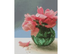 Набор для творчества алмазная картина Чайная роза Strateg размером 30х40 см (HX489)