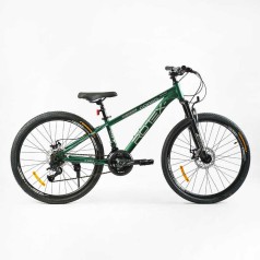 Велосипед Спортивний Corso 26" дюймів «Rotex» рама сталева 13’’, обладнання LTWOO A2, 21 швидкість, зібран на 75% /1/