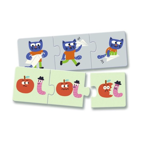 Трио-пазл DJECO "Истории"