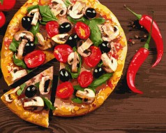 Набір для розпису по номерах. 