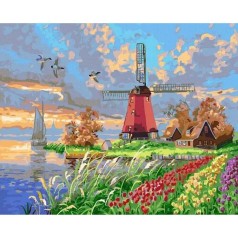 Розпис за номерами Поле тюльпанів