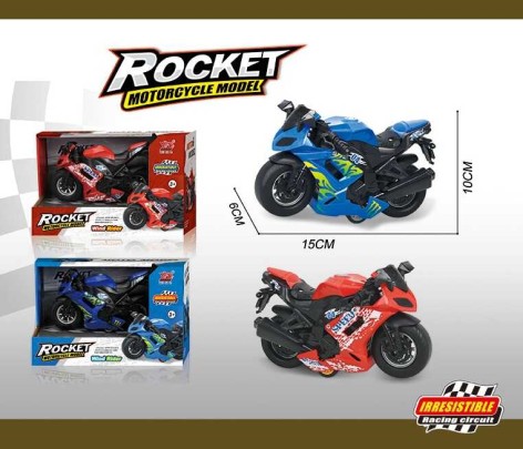 Мотоцикл 2 види, інерційний механізм, кор. 