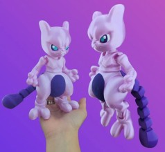 3D іграшка Покемон М'юту 28см рухливий