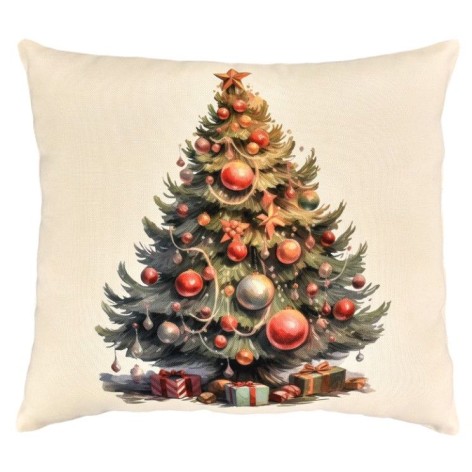 Подушка мікровелюр "Різдвяна Ялинка" 35х40 см