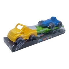 Набір авто Kid cars Sport (джип жовтий + баггі синій)