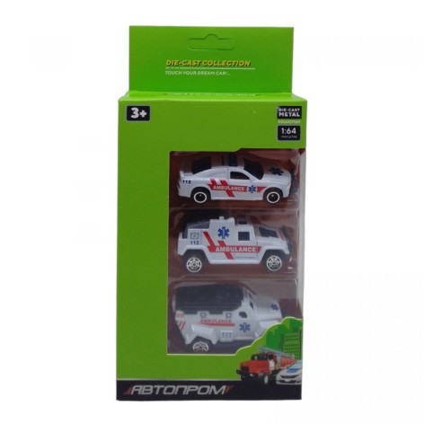 Набір металевих машин 