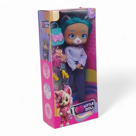 Кукла "Lovely doll", высота 27 см (бирюзовая)