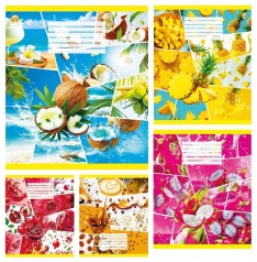 Зошит 36 арк.клітинка Тверда ТА51405 Колаж, 5к.,  20/240 ціна за 20 шт.