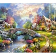 Алмазна мозаїка за номерами 74734EGA 40*50 