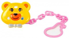 Кліпса для пустушки з ланцюжком 